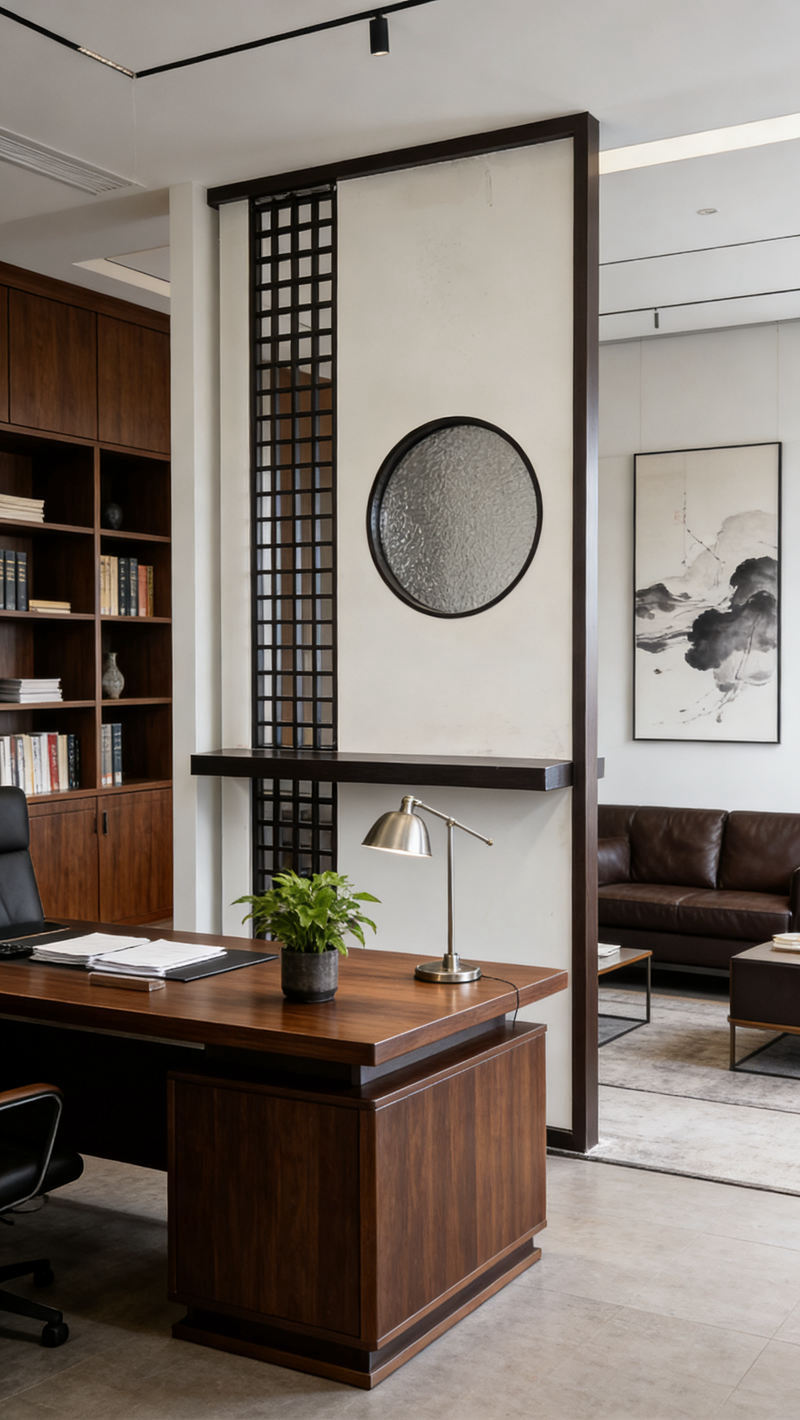 透明園玻璃屏風(fēng)